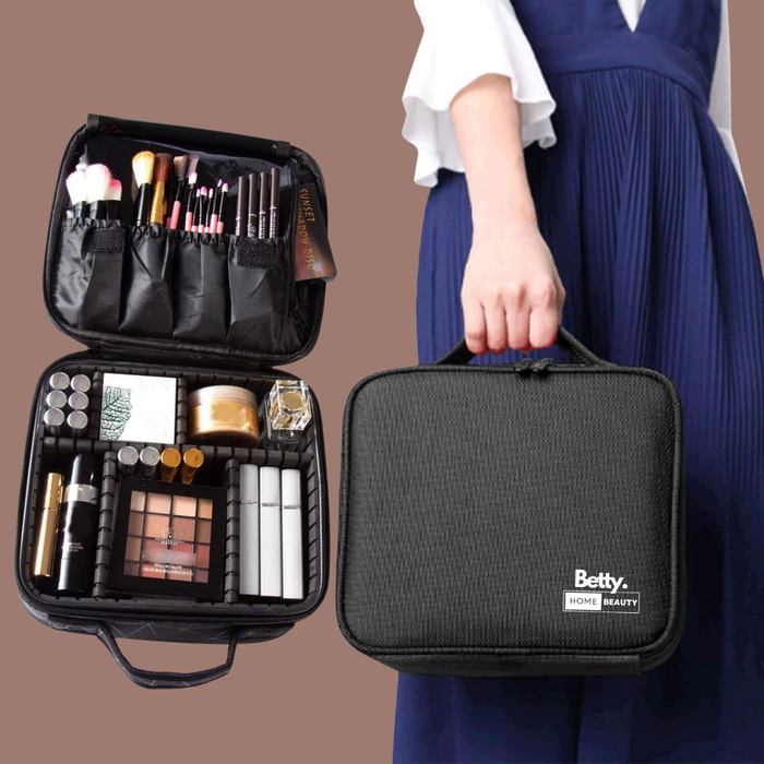 Betty's Home & Beauty - Make-Up Cosmetic Bag with Dividers