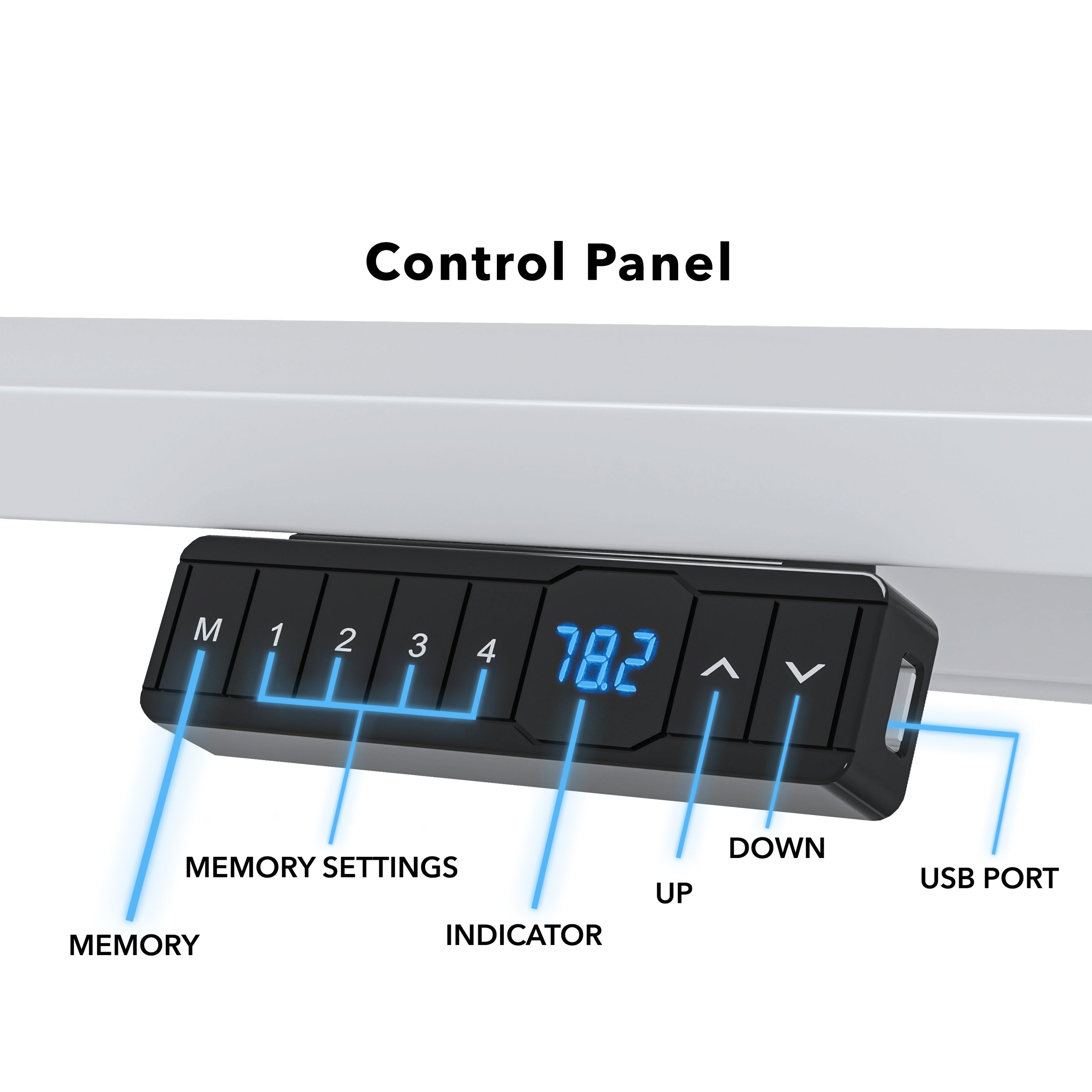 Dual Motor ErgoFlow Standing Desk | tomu Furniture — tomu.co.za