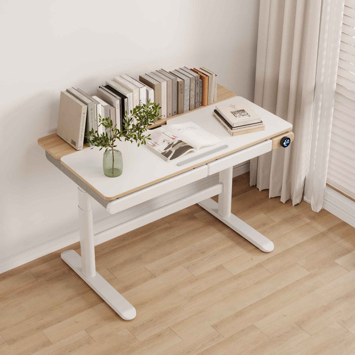DIYF - Electronic Height Adjustable Study Desk with Tilting Table Top