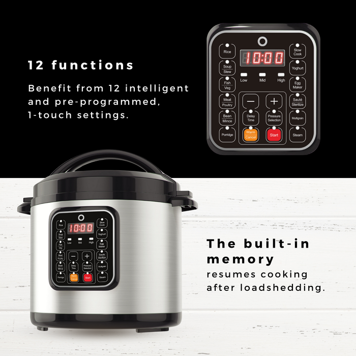 O - 6L Electric Pressure Cooker