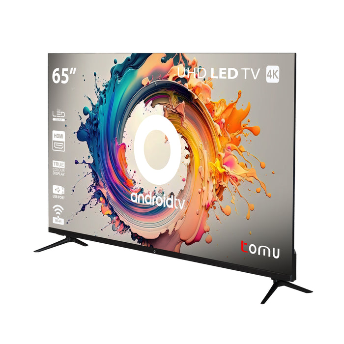 O - 65" 4K Ultra HD LED Frameless Android Smart TV
