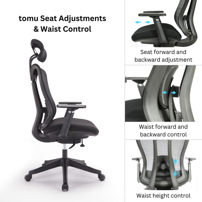 tomu Furniture - Ergonomic Executive Office Chair