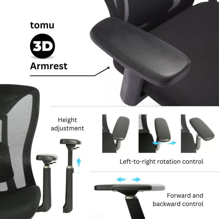 tomu Furniture - Ergonomic Executive Office Chair