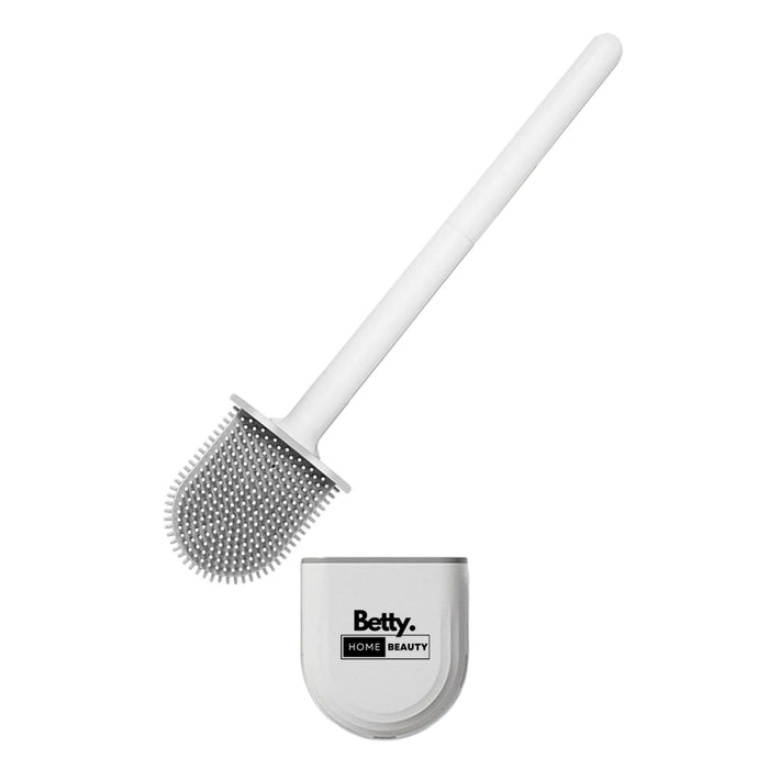 Betty's Home & Beauty - Silicone Toilet Brush with Rubber Bristles
