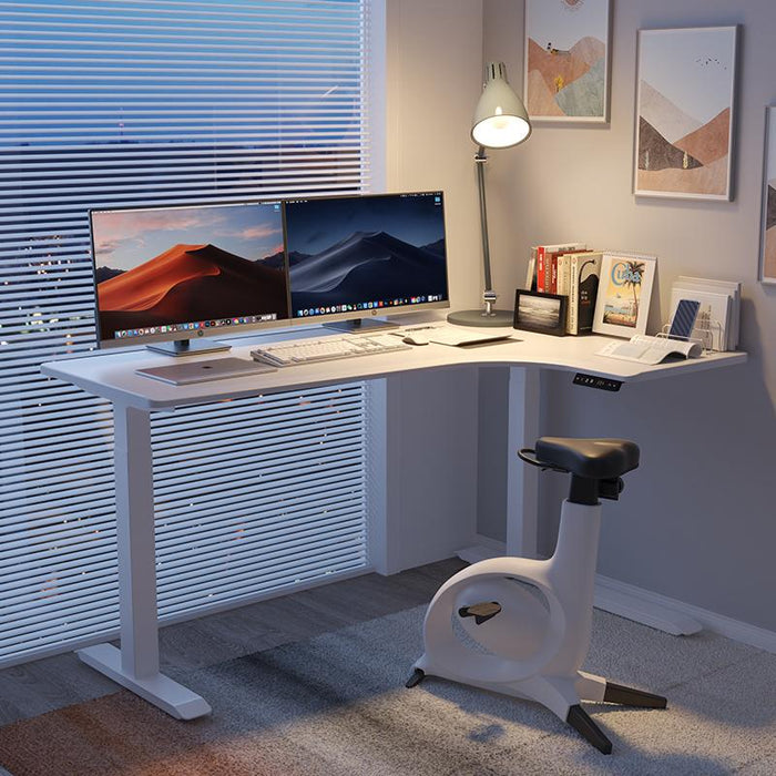 tomu Furniture ErgoArch Dual-Motor L-Shaped Height-Adjustable Desk