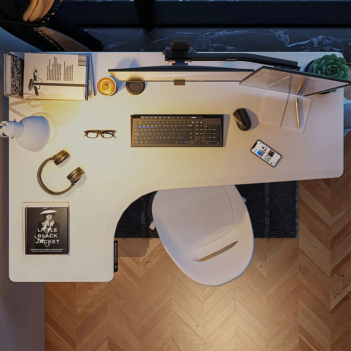 tomu Furniture ErgoArch Dual-Motor L-Shaped Height-Adjustable Desk