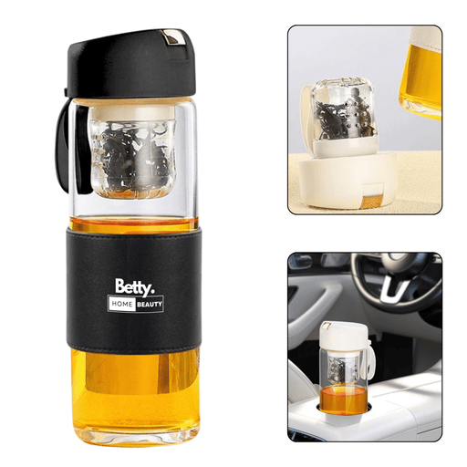 Betty's Home & Beauty - 450ml Glass Bottle with Magnetic Infuser - tomu.co.za