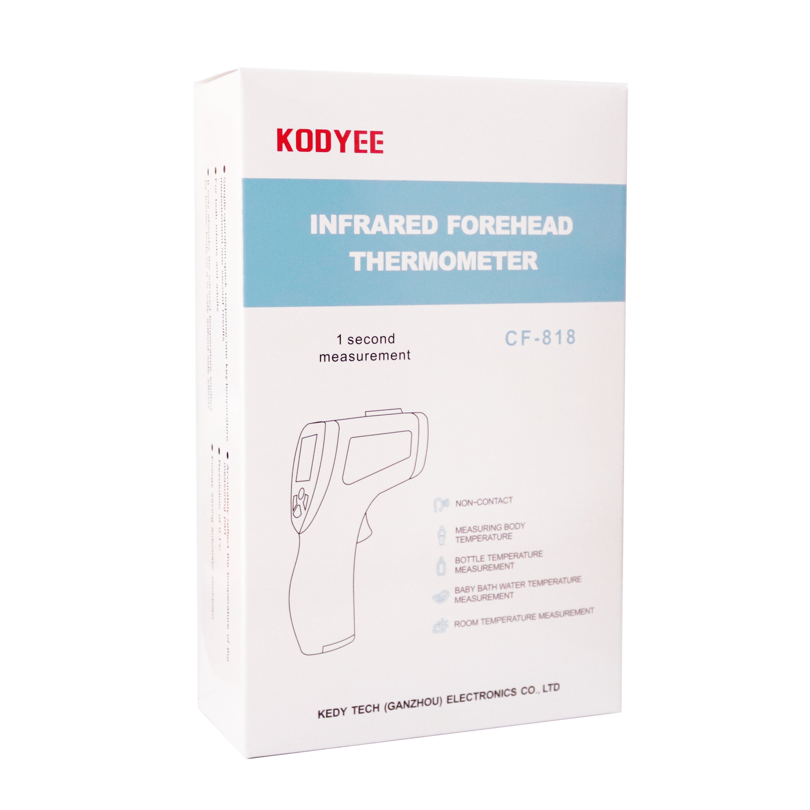 KODYEE (Large) Infrared forehead thermometer CF818 tomu.co.za